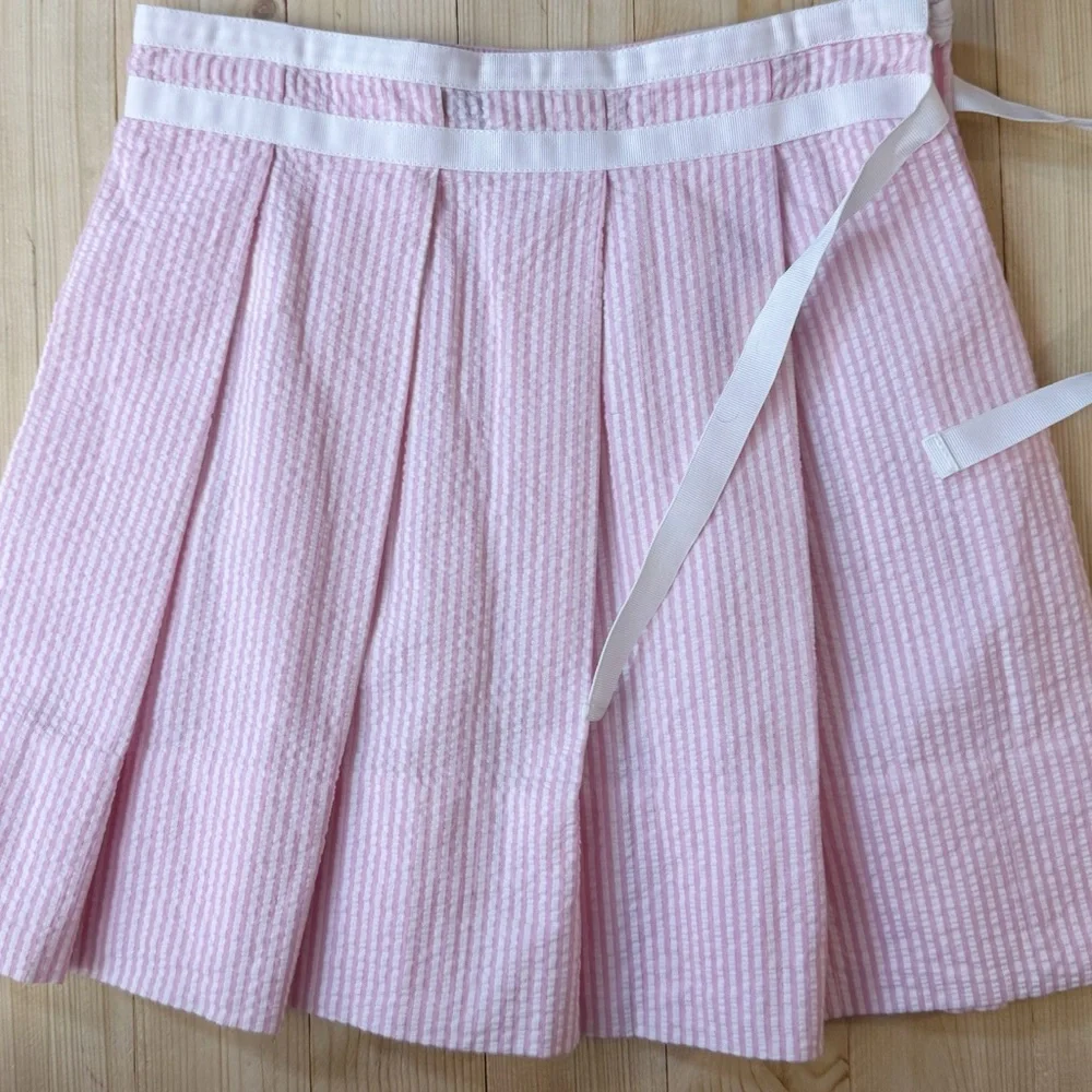 Ralph Lauren Pink and White Pleated Skirt Size 3t Great Condition Preppy Classic